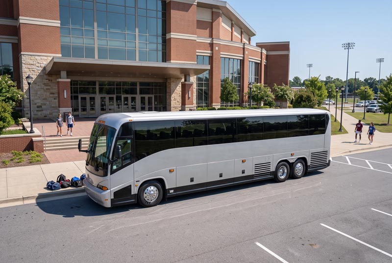 Sports Team Charter Bus Rentals in Costa Mesa, CA